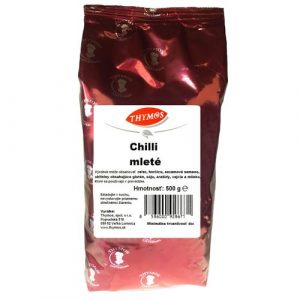 Korenie Chilli papričky mleté 500g Thymos 8