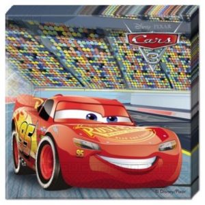 Papierové servítky Cars 33x33cm, 20ks 20