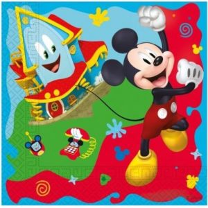 Papierové servítky Mickey 33x33cm, 20ks 22