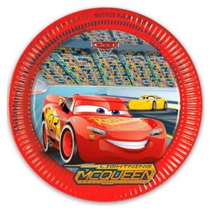 Papierové taniere Cars 23cm, 8ks 10