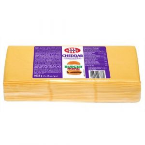 Syr Cheddar tavený plátky 1033g Mlekovita 14