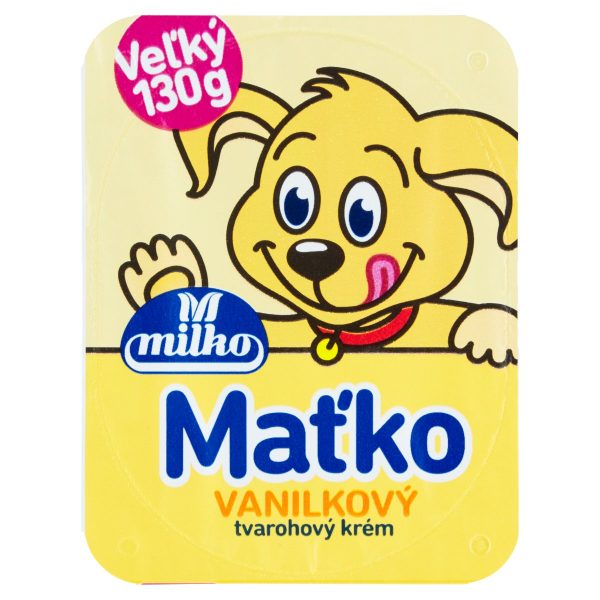 Tvarohový krém vanilka MAŤKO 130g Milko 1