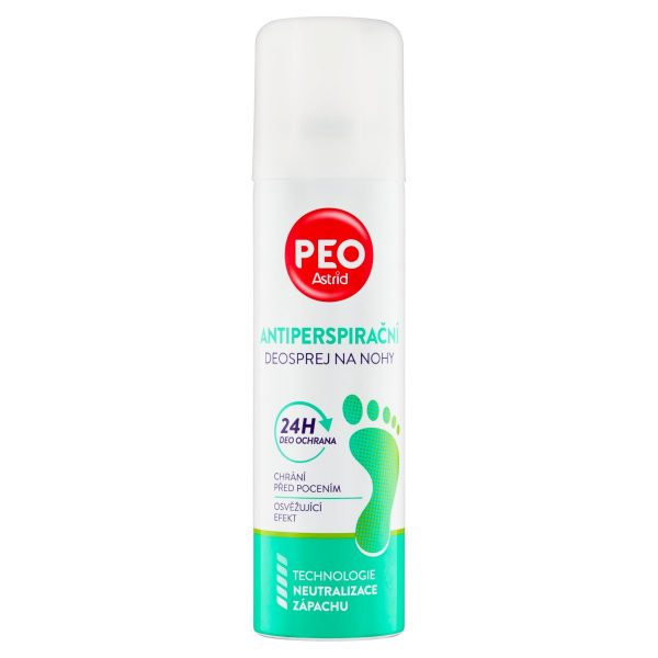Astrid Peo antipespiračný deosprej na nohy 150ml 1