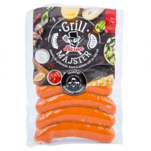 Klobásky Grill Majster so syrom 250g Baron 8