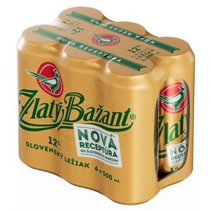 Pivo Zlatý Bažant 12% ležiak 6x500ml *ZO 7
