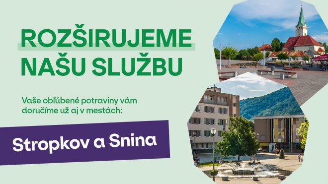 Rozširujeme našu službu do Stropkova a Sniny