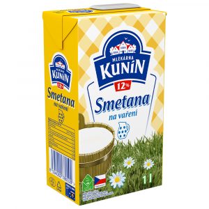 Smotana na varenie 12% 1l Kunín 9