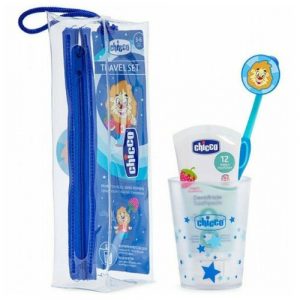 Chicco Travel Set ústna hygiena 3-6r modrý 3
