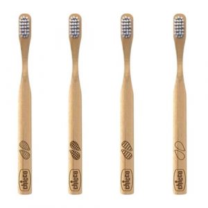 Chicco zubná kefka od 3rokov Bamboo 1ks 17
