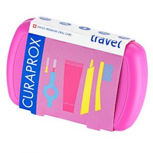 Curaprox CS 5460 Travel Set ústnej hygieny ružový 9