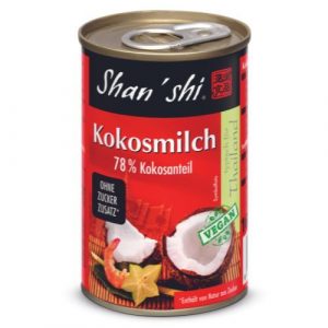 Mlieko kokosové 165ml Shan'shi 6