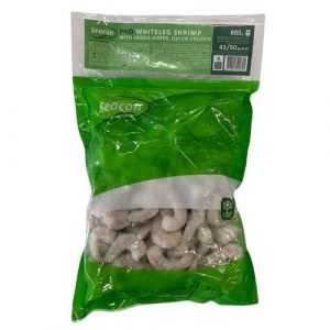 Mrazené Krevety Vannamei lúpané 41/50 1kg gl.20% Seacon 9