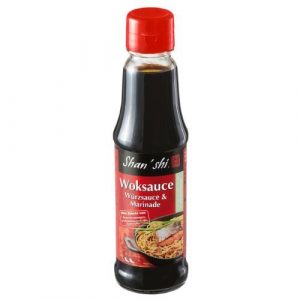 Sójová omáčka Wok cesnak, zázvor 150ml Shan'shi 21