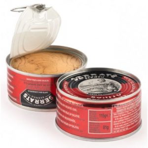 Tuniak biely filety v olivovom oleji 115g Serrats 14 Tuniak biely filety v olivovom oleji 115g Serrats 14