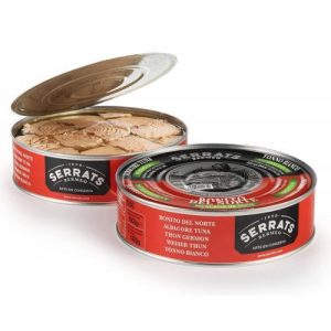 Tuniak biely steak v olivovom oleji 1800g Serrats 18 Tuniak biely steak v olivovom oleji 1800g Serrats 18