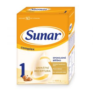 Sunar Complex 1 Mlieko počiatočné 600g (2x300g) 14 Sunar Complex 1 Mlieko počiatočné 600g (2x300g) 14