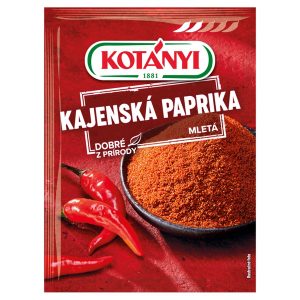 Korenie Paprika kajenská mletá 25g Kotányi 8