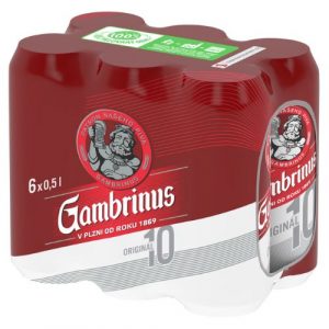 Pivo Gambrinus Originál 10 6x500ml *ZO 23