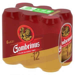 Pivo Gambrinus Plná 12 6x500ml *ZO 12