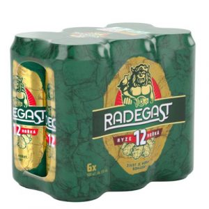 Pivo Radegast rýdzo horká 12° 6x500ml *ZO 16