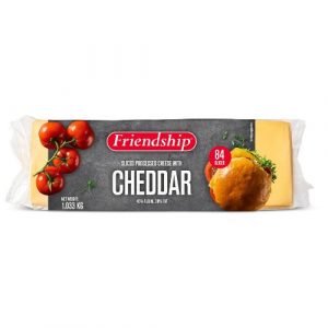 Syr Cheddar tavený plátky 1033g Friendship 13