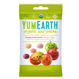 YumEarth Bio ovocné vegán želé kyslé fazuľky 50g 22 YumEarth Bio ovocné vegán želé kyslé fazuľky 50g 22
