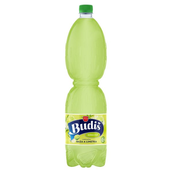 Budiš Minerálna voda Baza & Limetka 1,5l *ZO 1