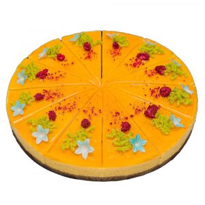 Mrazený Ovocný mangový cheesecake 12x90g Torty Adriana 10 Mrazený Ovocný mangový cheesecake 12x90g Torty Adriana 10