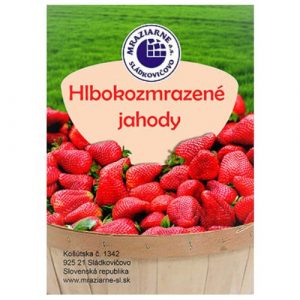 Mrazené Jahody 300g Sládkovičovo 12