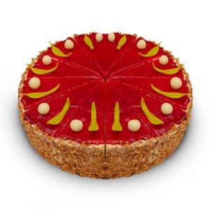 Mrazená Ovocná malinová torta 12x100g Torty Adriana 4 Mrazená Ovocná malinová torta 12x100g Torty Adriana 4