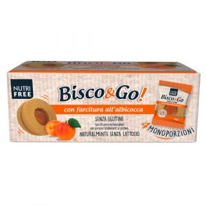 NutriFree Bisco&Go Albicocca bezglut.koláčiky 160g 18 NutriFree Bisco&Go Albicocca bezglut.koláčiky 160g 18