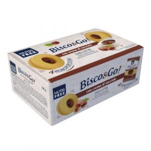 NutriFree Bisco&Go Nocciola bezglut. koláčiky 160g 19 NutriFree Bisco&Go Nocciola bezglut. koláčiky 160g 19