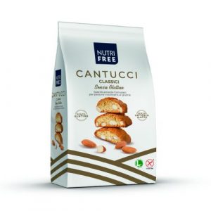 NutriFree Cantucci bezglut. sušienky mandľové 240g 16 NutriFree Cantucci bezglut. sušienky mandľové 240g 16