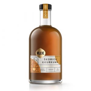 Sirupy do kávy Kurkuma & škorica 500ml Vlčie sirupy 5