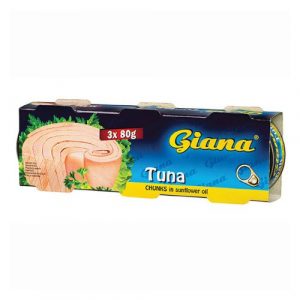 Tuniak v slnečnicovom oleji 3x80g Giana 2