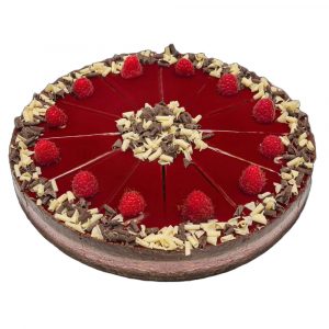 Mrazený Čokoládový cheesecake s malinami 12x90g Torty Adriana 7 Mrazený Čokoládový cheesecake s malinami 12x90g Torty Adriana 7