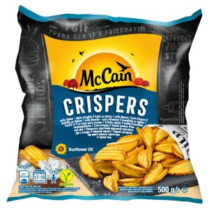 Mr.Zemiakové vlnky Crispers so šupkou 500g McCain 14