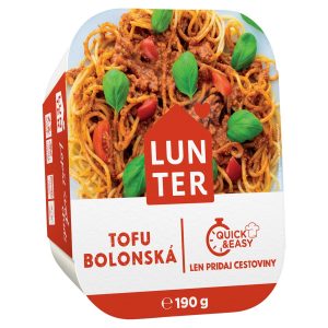 Quick&Easy tofu Bolonská omáčka 190g Lunter 18