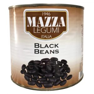 Fazuľa čierna sterilizovaná 2500g Mazza 3