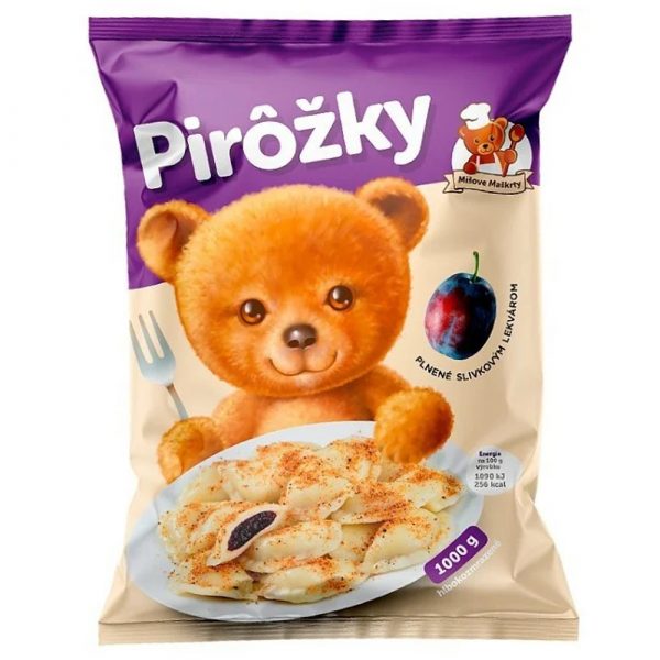 Mrazené Pirohy plnené slivkovým lekvárom 1kg Mišové maškrty 1