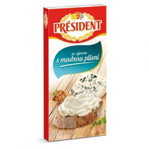 Syr tavený Bleu s modrou plesňou 150g Président 3