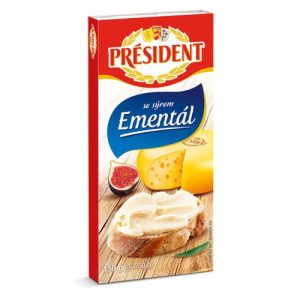 Syr tavený Ementál 150g Président 5