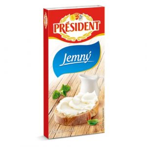 Syr tavený Jemný 150g Président 6
