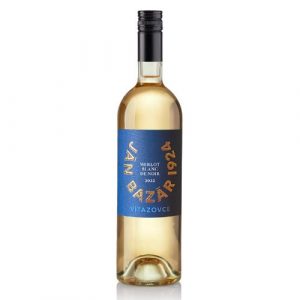 Víno b. Merlot Blanc deNoir Ján Bazar 0,75l SK 8 Víno b. Merlot Blanc deNoir Ján Bazar 0,75l SK 8