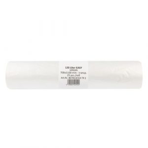 Vrecia na odpad transparentné 120l 70x110cm 25ks Easy 5