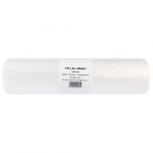 Vrecia na odpad transparentné 120l 70x110cm 25ks Smart 18