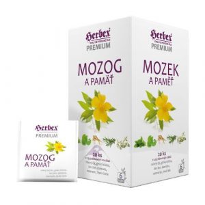 Herbex čaj Mozog a pamäť 20x1,5g (30g) 4
