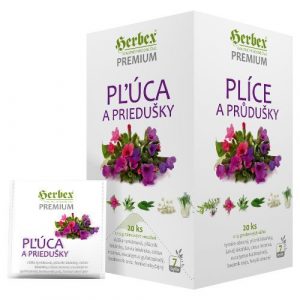 Herbex čaj Pľúca a priedušky 20x1,5g (30g) 6