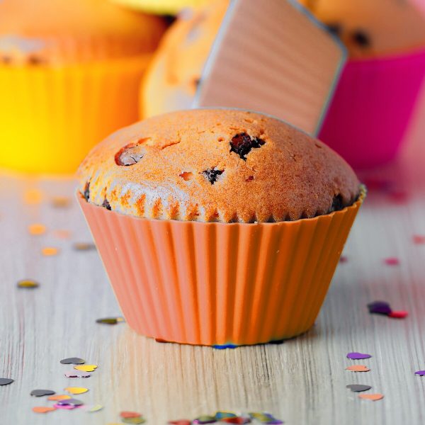 Orion Formičky 12x Muffiny oranžová silikón 4