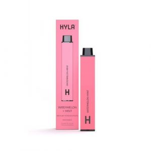 Hyla 800 ťahov Červený Melón Mäta 0mg 1ks 8